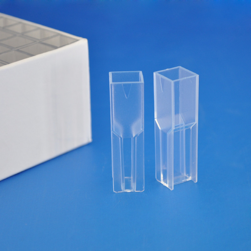 5ml一次性塑料比色皿两光窗 聚苯乙烯