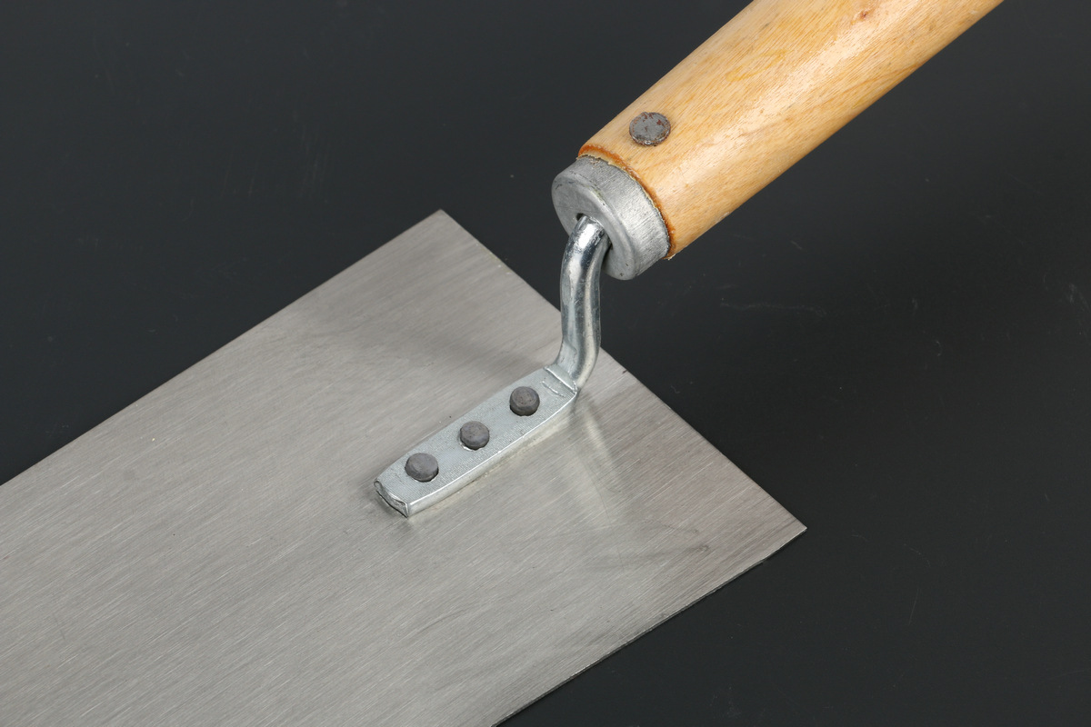 厂家供应瓷砖铲 经久耐用木制柄梯形铲 建筑工地抹泥板批发