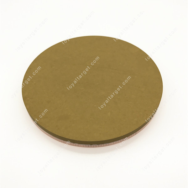 氮化钛陶瓷靶 氮化钛靶材 99.9% φ50.8*3mm 可加工定制