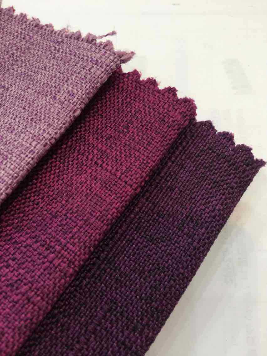 厂家批发 竹节麻坐垫沙发工程仿麻布 29色【海宁家纺】