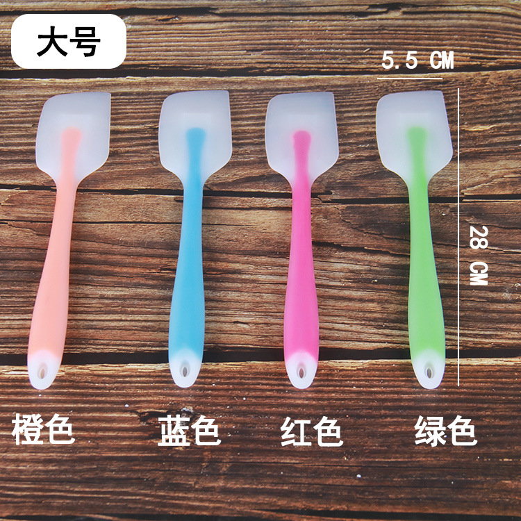 Cake Cream Silicone Scraper Large Translucent Scraper Integrated Silicone Shaver Combos AMW Baking