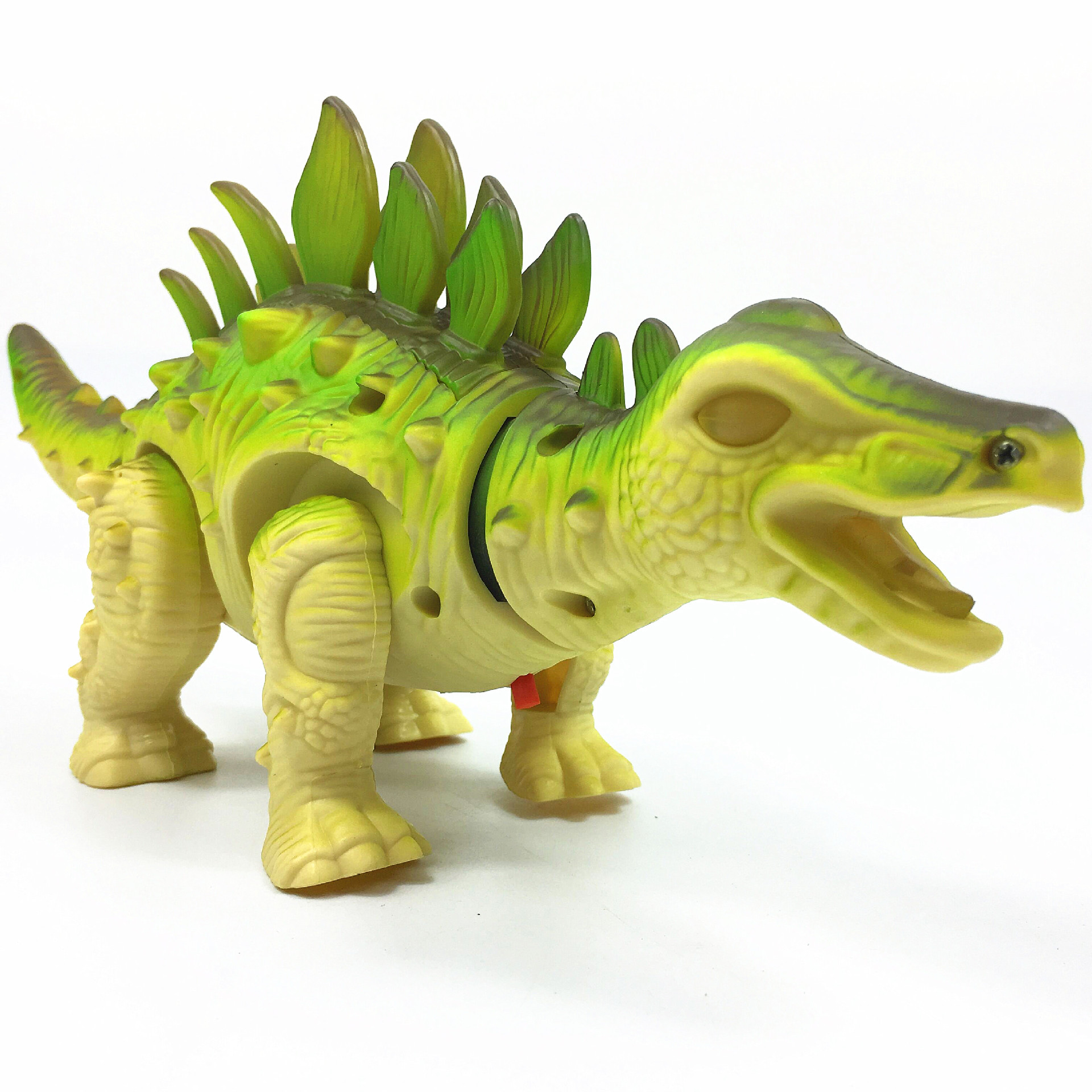 兴氏 批发创意儿童电动恐龙玩具 有声音灯光会走路 剑龙仿真动物