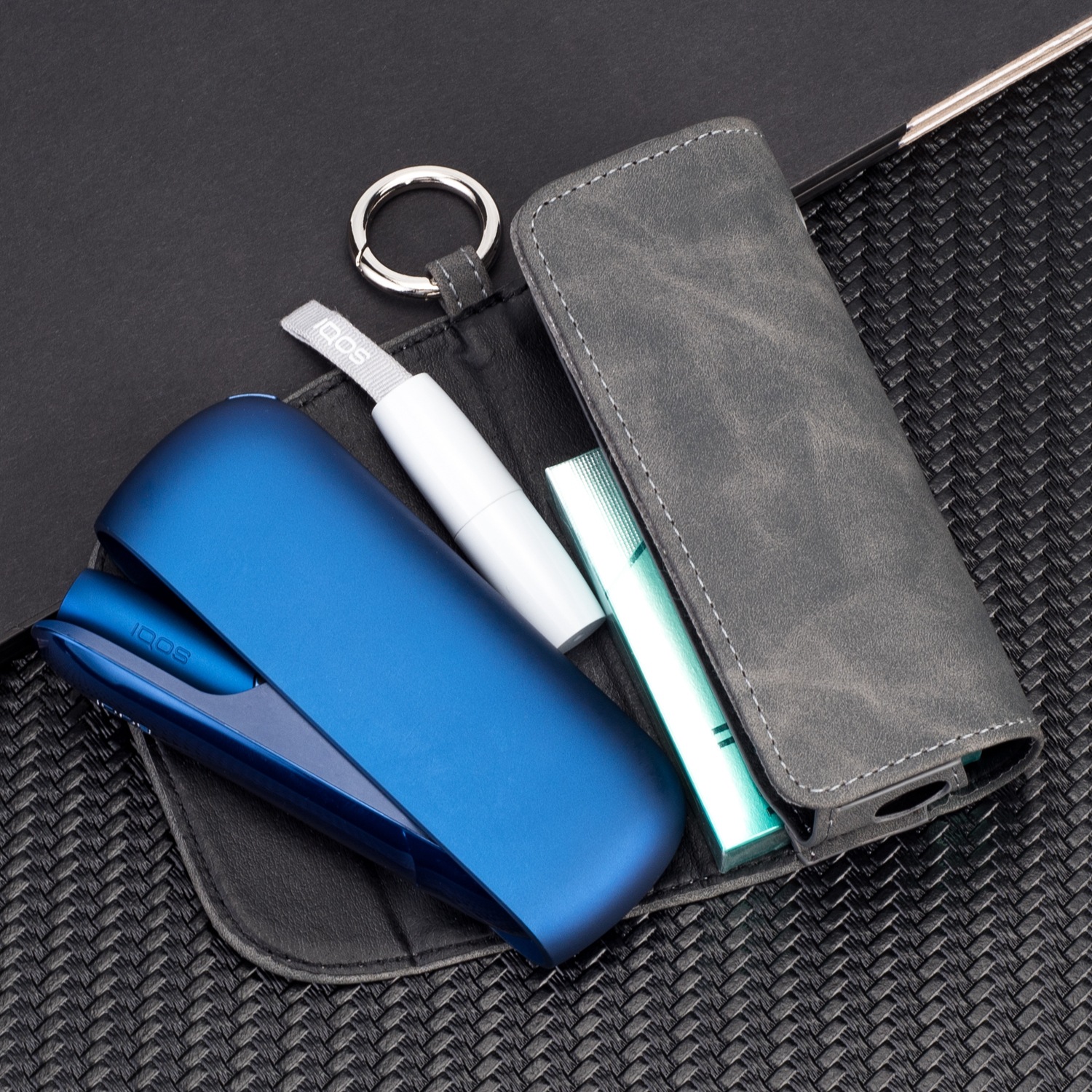 0电子烟皮套保护壳收纳包复古纹现货