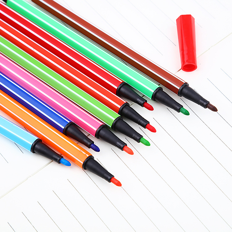 childrens watercolor pen set korean cartoon color pen 36/24/18
