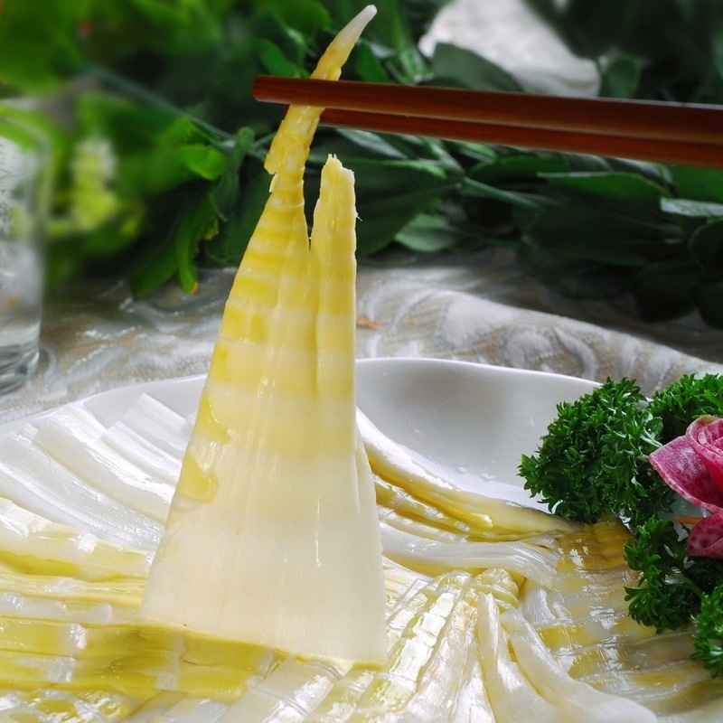 高亮食品成都吉食道 笋片四川特产火锅店中餐高端笋片箭笋500g