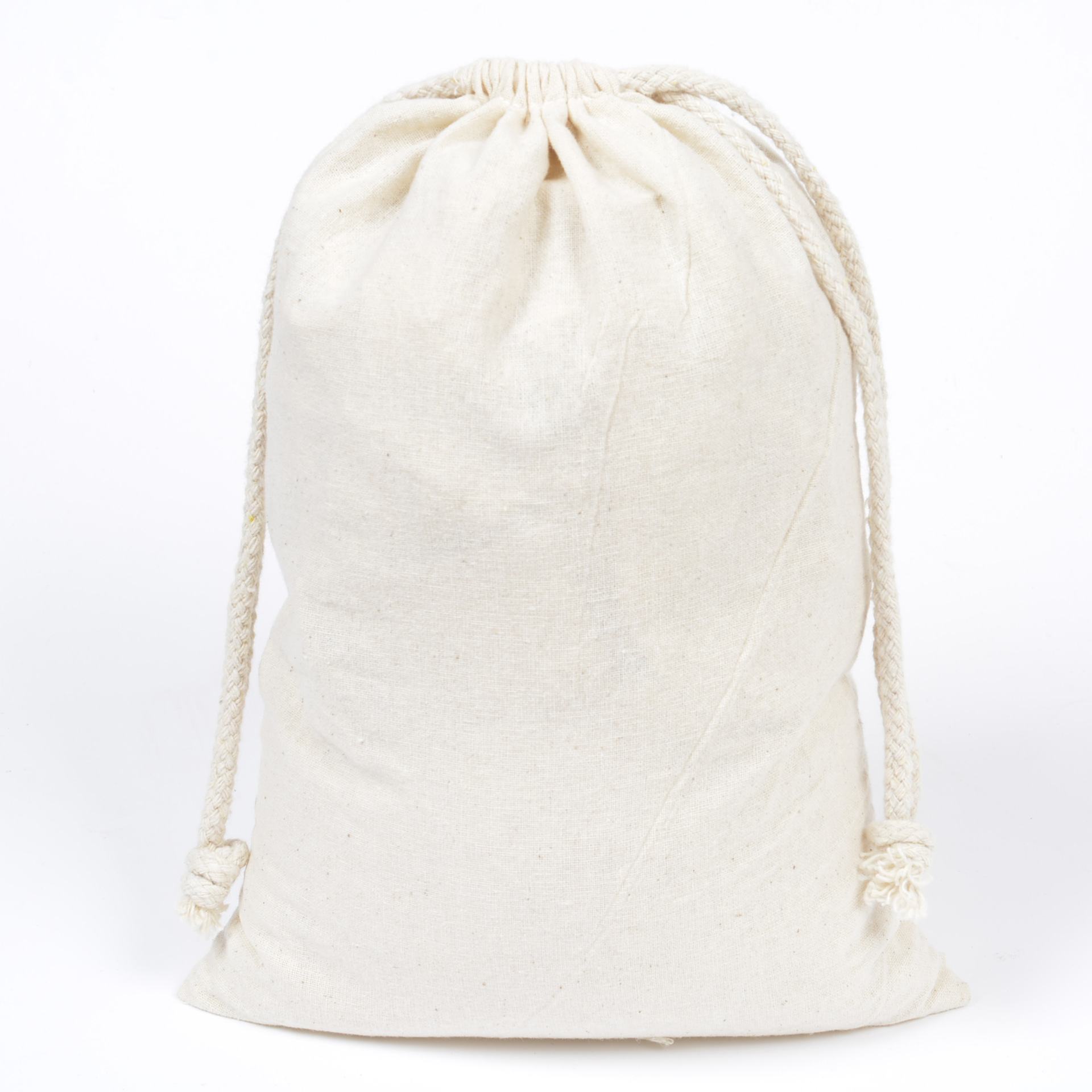 棉布袋抽绳棉布袋束口袋多尺寸一道口纯色袋香料包袋定制logo