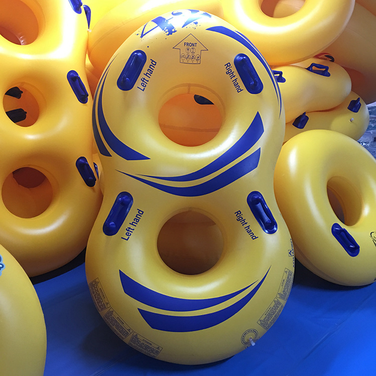 Inflatable Water River Drifting Double Umiak Inflatable Swimming Pool Double Ring Water Swimming Ring Rubber Raft