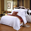 business hotel Room linen pure cotton Satin Water ripples Jacquard weave Bedclothes Four piece suit wholesale customized