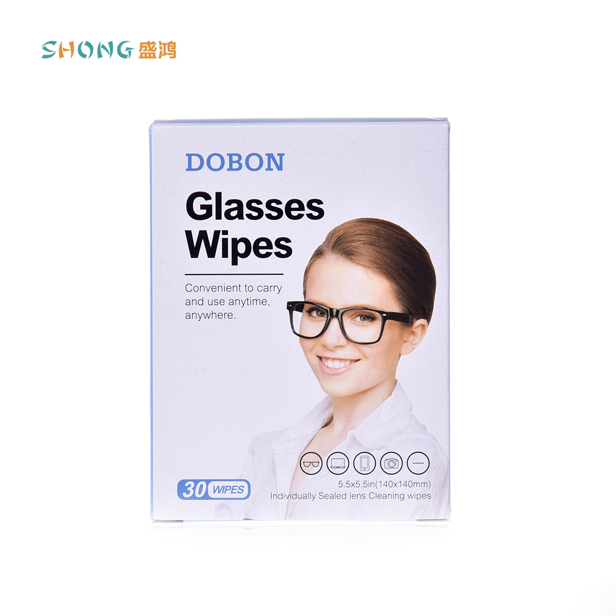 Disposable Non-Alcohol Pad Wipe Cleaning Lens Wiping Tissue Mobile Phone Screen Lens Wipe Glasses Wet Wipes