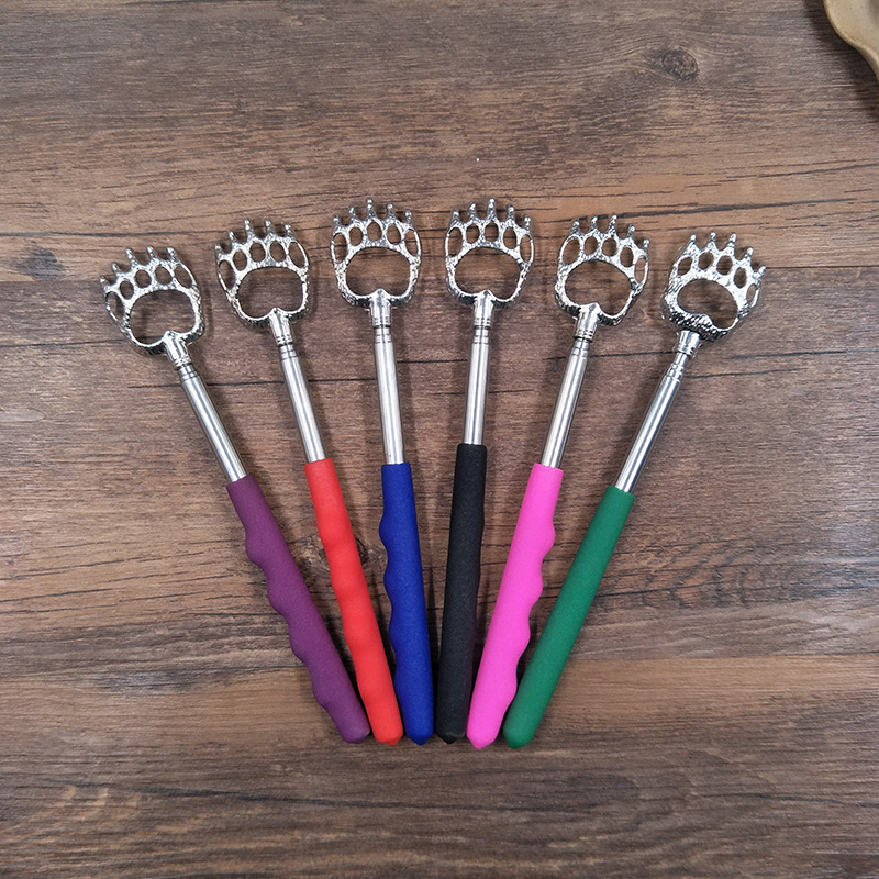 080按摩抓痒器伸缩不锈钢痒痒挠 熊爪不求人 厂家批发