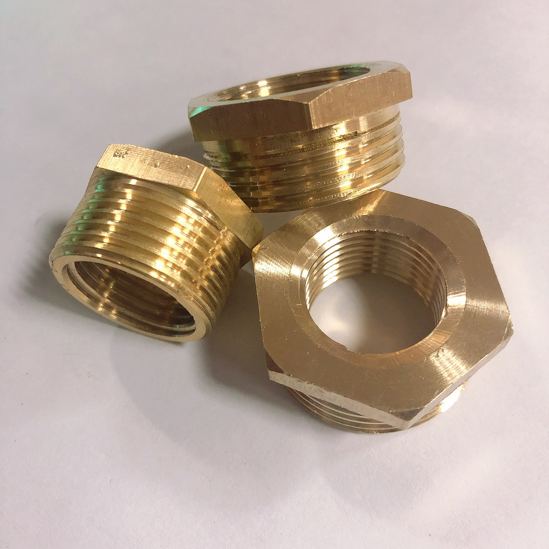 全铜补芯 内外丝铜直接 4分×6分×1寸 外牙转内牙铜水暖配件