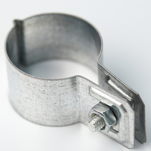 厂家直销 加厚镀锌接地卡25mm地线卡 圆形带螺丝金属管卡箍抱箍