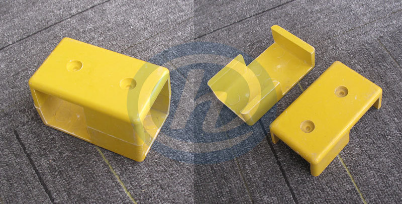 玻璃钢方管接头 frp方管底座 弯头三通 四通 高强防腐蚀法兰