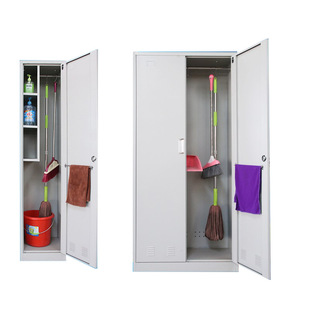 医院办公室清洁柜收纳拖把柜卫生扫把柜教室储物洗手间保洁工具柜