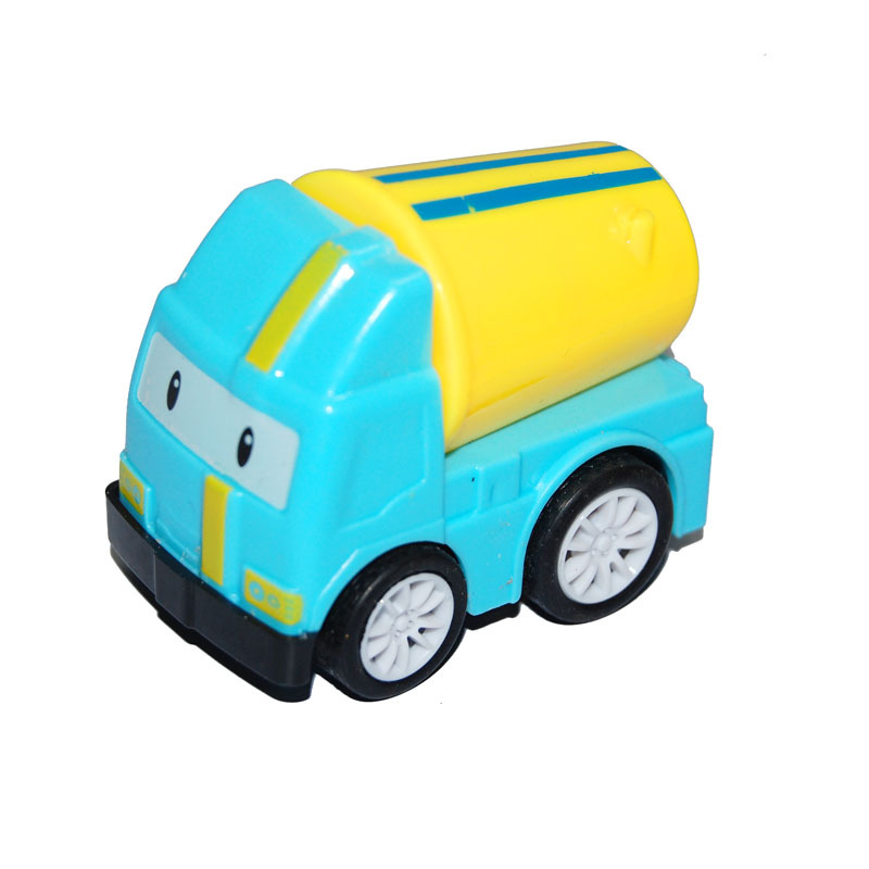 儿童益智卡通薯条车汉堡车回力车实色回力卡通车回力卡通玩具车