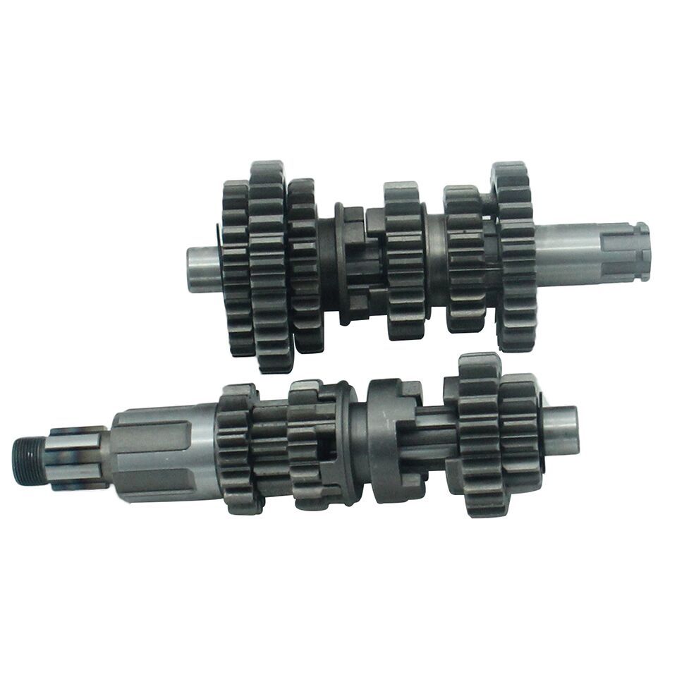 摩托车发动机配件 主副轴总成 档齿总成cg250越野主副轴总成五档