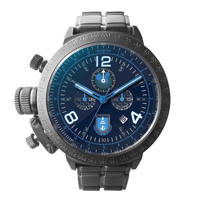 1126舰船部队手表超大表盘圣宝路军表防水手表厂家定制批发