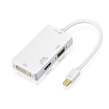 Mini DisplayPort to HDMI VGA DVI 4K*2K 迷你DP电脑高清线