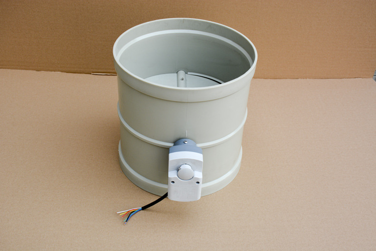 pvc风阀 pp通风排风管道风量调节阀门电动 圆形蝶阀 方形加工风阀