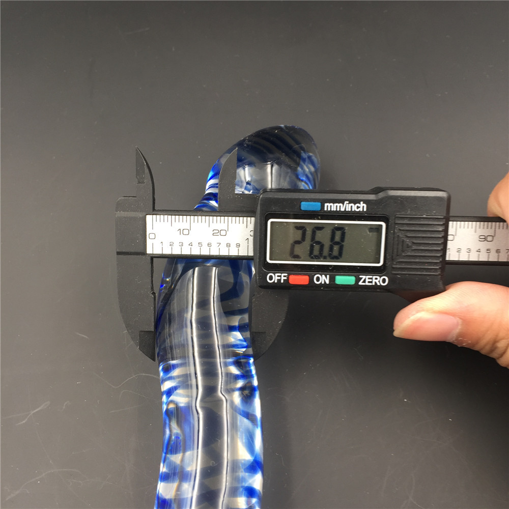 zcz情趣水晶玻璃棒自慰棒后庭塞260