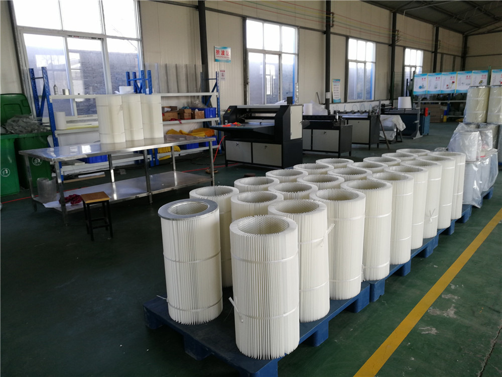 三耳激光切割机除尘器滤芯 覆膜除尘滤筒空气滤芯320*660防油