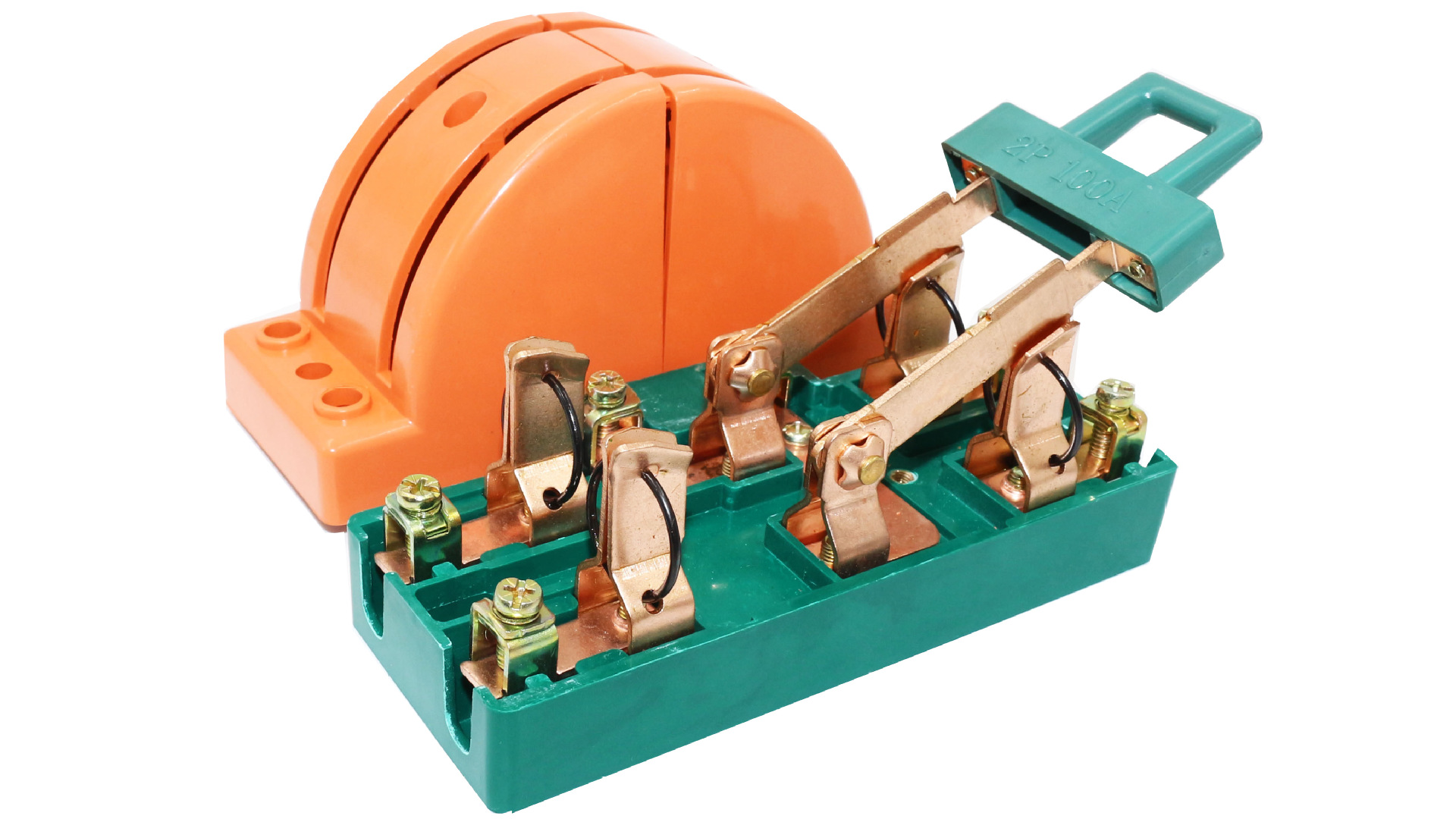 全铜2p100a闸刀开关 双向倒顺开关 新型双投闸刀 hk11负荷开关