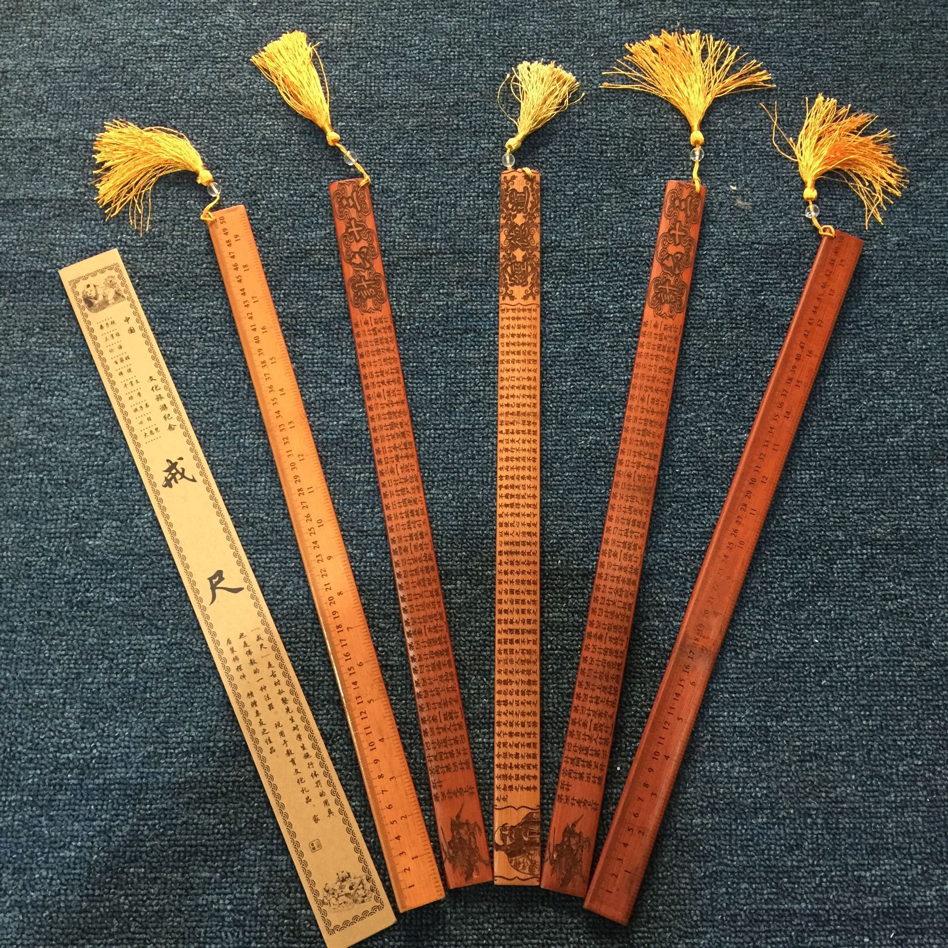 刻度戒尺竹子戒尺景区戒尺竹制工艺品庙会景区纪念品