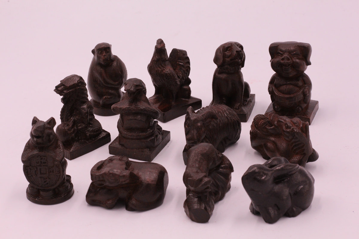 12生肖铜摆件 十二生肖家具工艺品摆件 纯铜生肖工艺品