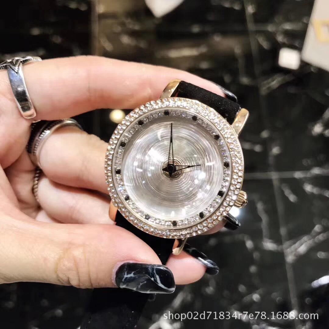 火爆mashali玛莎莉太阳花时来运转紫色石英女士手表真皮淘宝热卖