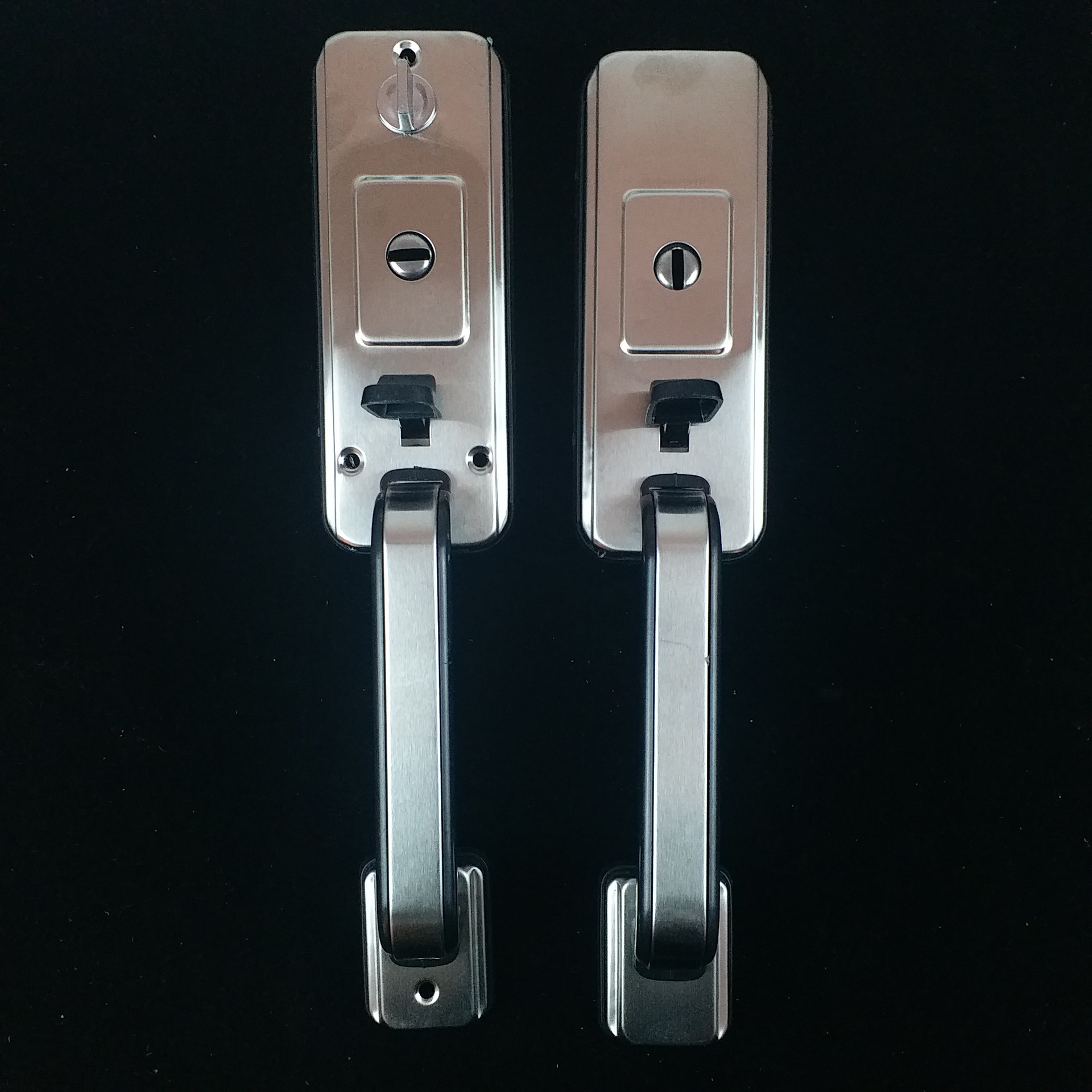 拇指锁压把锁 防盗门压把锁 不锈钢拇指压把锁 防盗门拉手