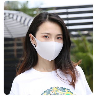 时尚夏季薄款冰丝口罩女防晒防紫外线防尘纯棉透气口罩可爱韩版
