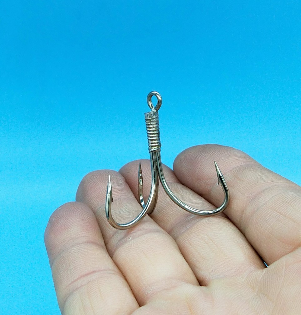 挂板锚钩三本四本五锚钩三叉锚钩锚鱼钩渔钩钓鱼用品垂钓用品