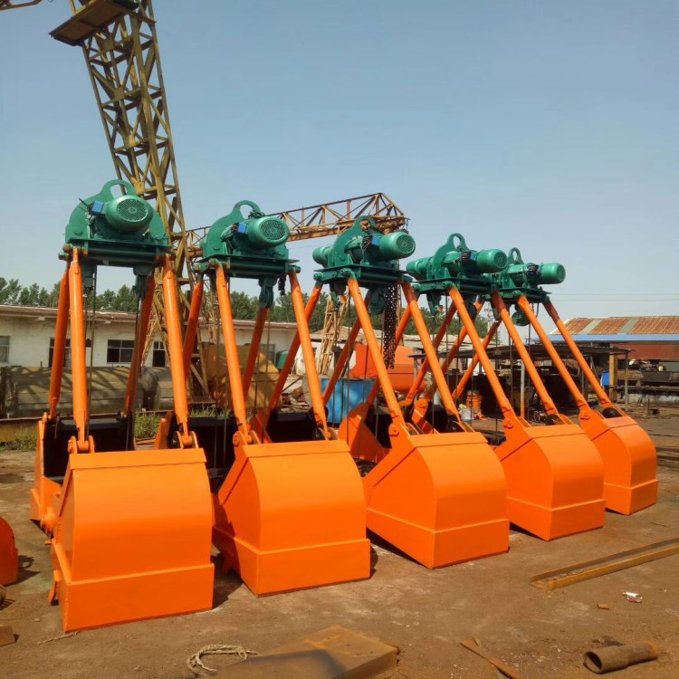 5立方四绳抓沙抓斗 码头吊用双绳抓斗 小型垃圾抓斗0.5立方5瓣