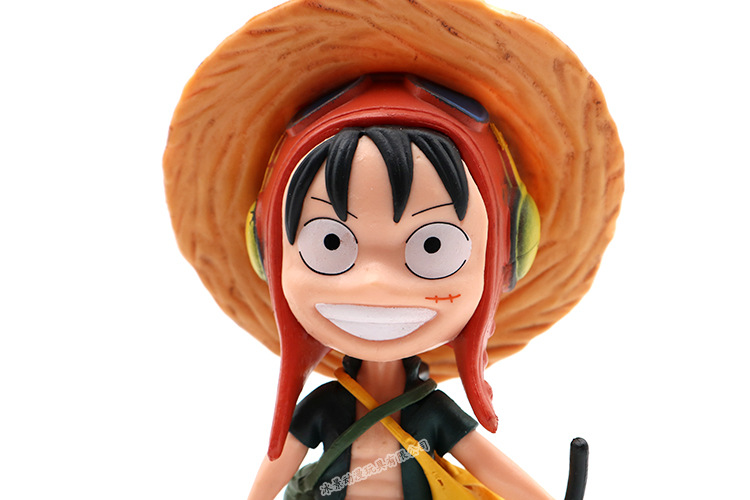 74代3款 q版海贼王路飞手办模型 q版航海王装车载模型蛋糕公仔