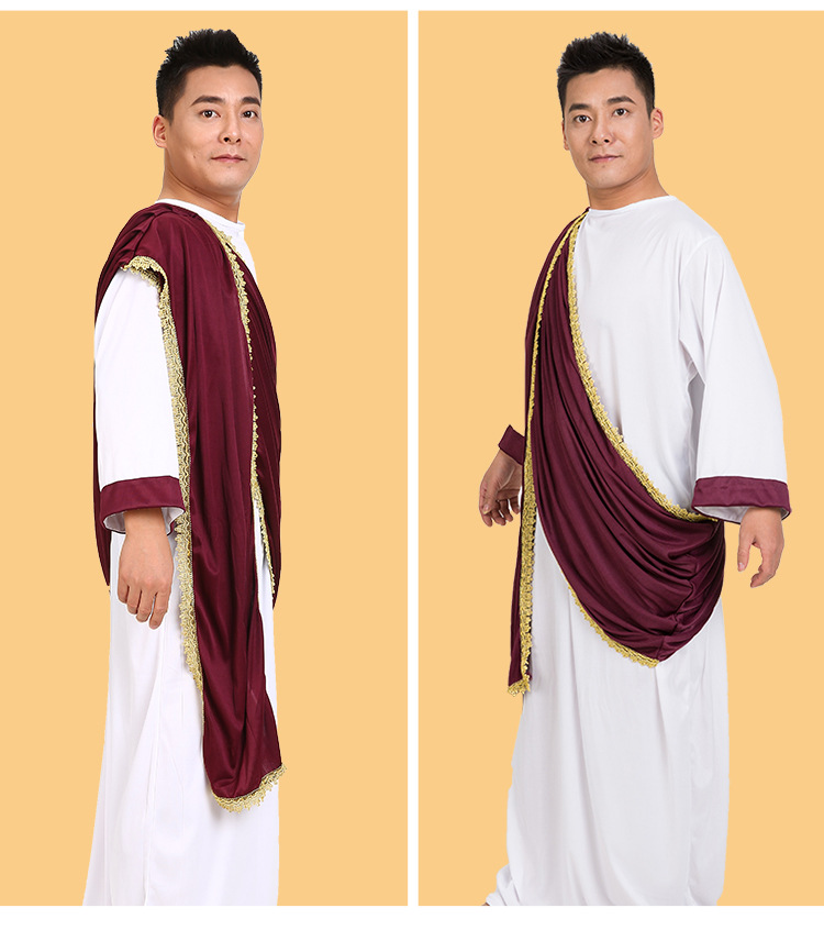 批发万圣节表演服装角色服装成人宙斯服装希腊之王希腊神王服装