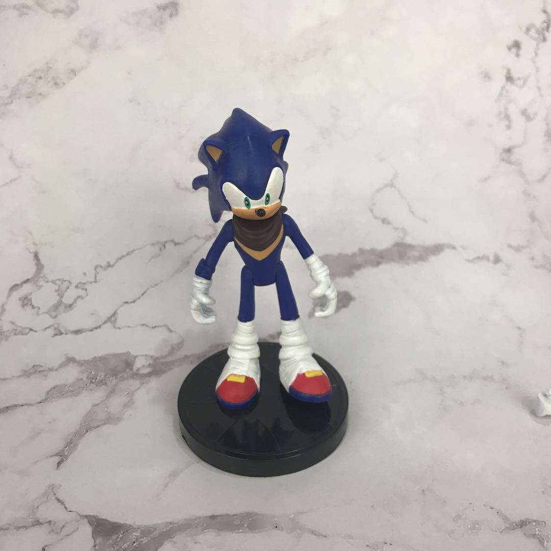 狼族动漫 索尼克 超音鼠6款 音速小子psp游戏 公仔摆件袋装手办