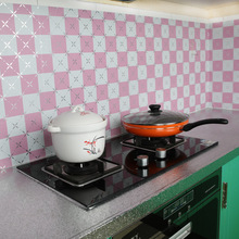 厨房防油贴纸耐高温防水自粘柜灶台墙面瓷砖贴墙贴油烟机透明翻新