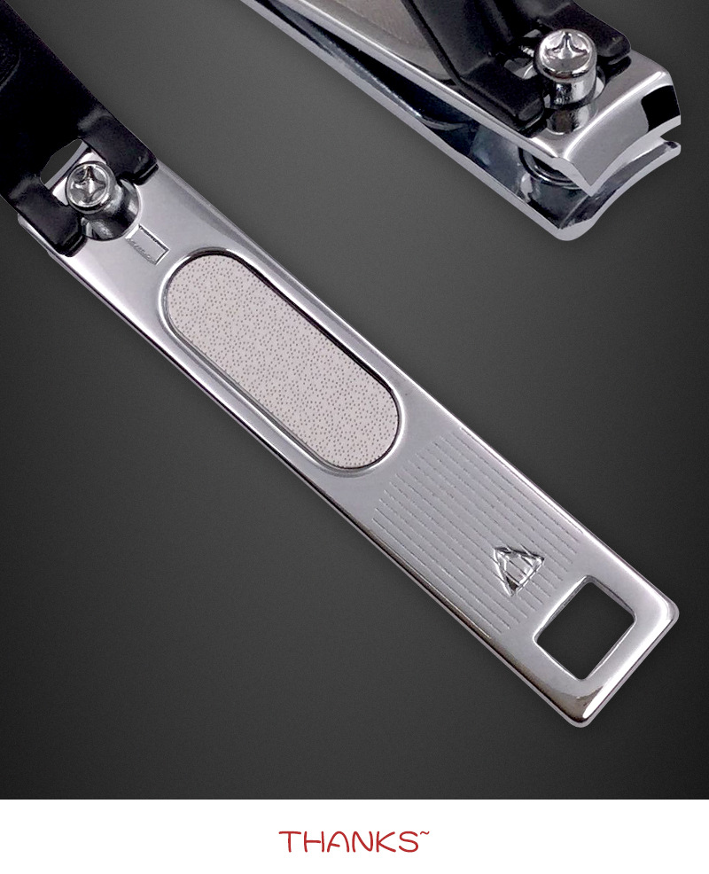 欧美达指甲钳 美甲修甲刀指甲刀平口中号指甲剪带锉刀批发3002-29