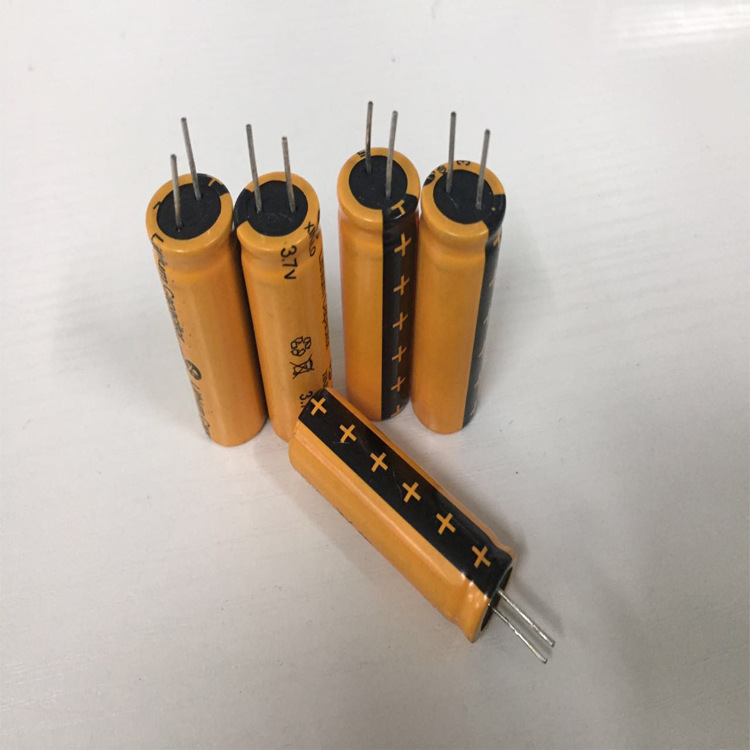 圆柱电容锂电池13400350mah32v电动牙刷按摩器磷酸铁锂电容电池
