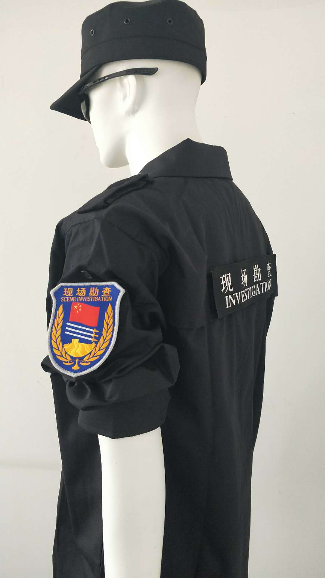 现场勘察服长袖夏装夏季勘察服