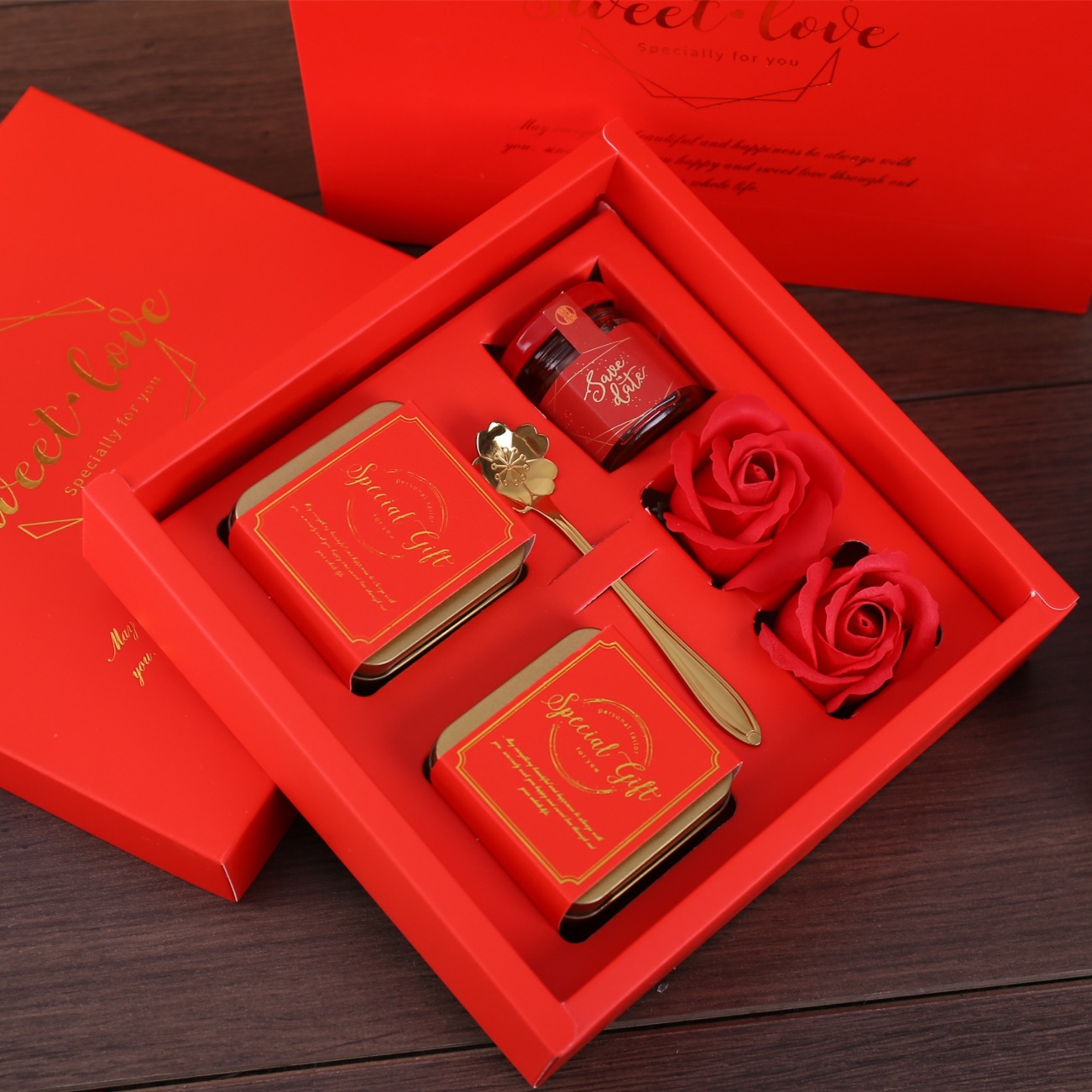 婚庆用品伴手礼回礼盒结婚喜糖盒创意礼品盒食品包装盒手提袋套装