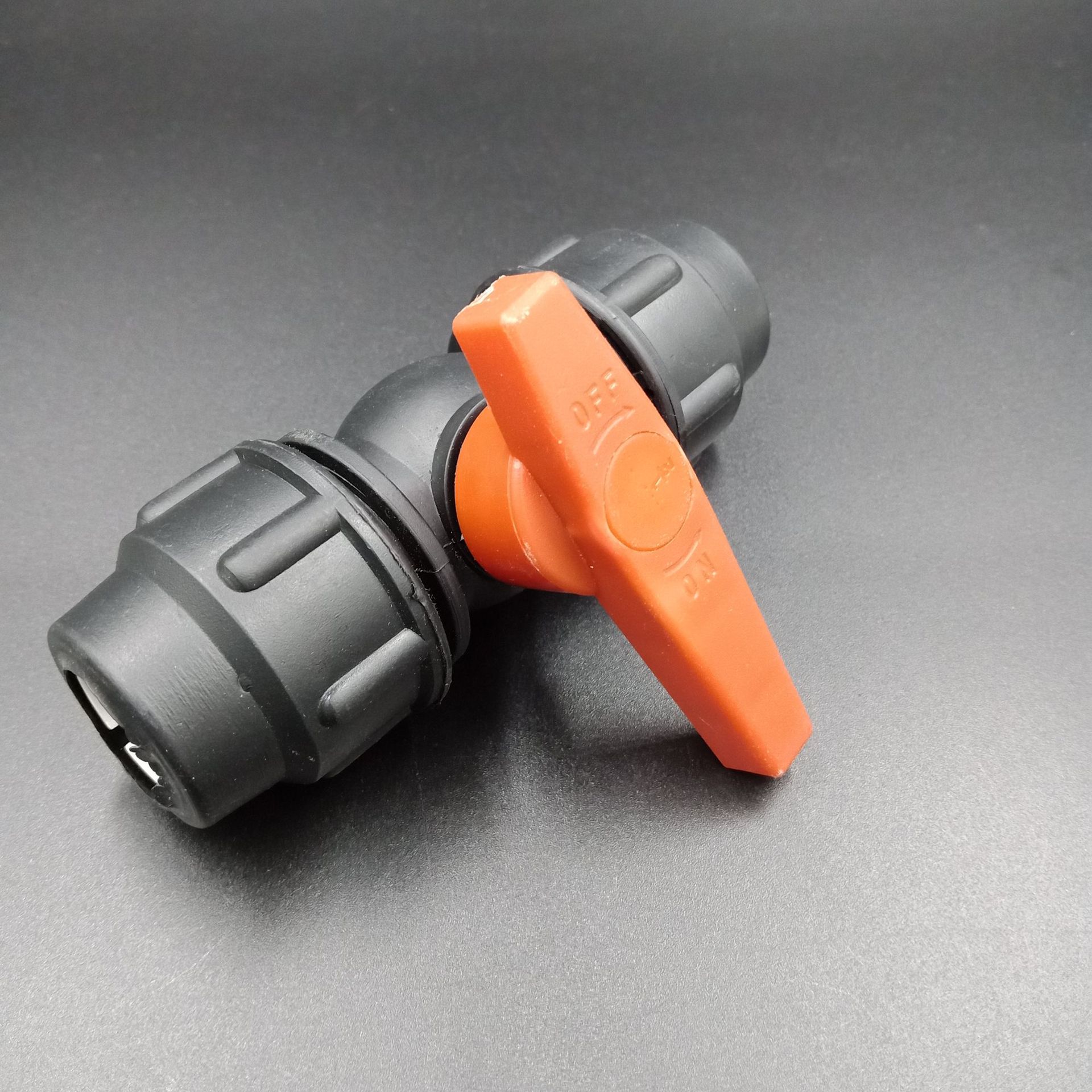 pe管件配件 pe快接球阀 水管快速接头自来水管 pe全塑快接球阀