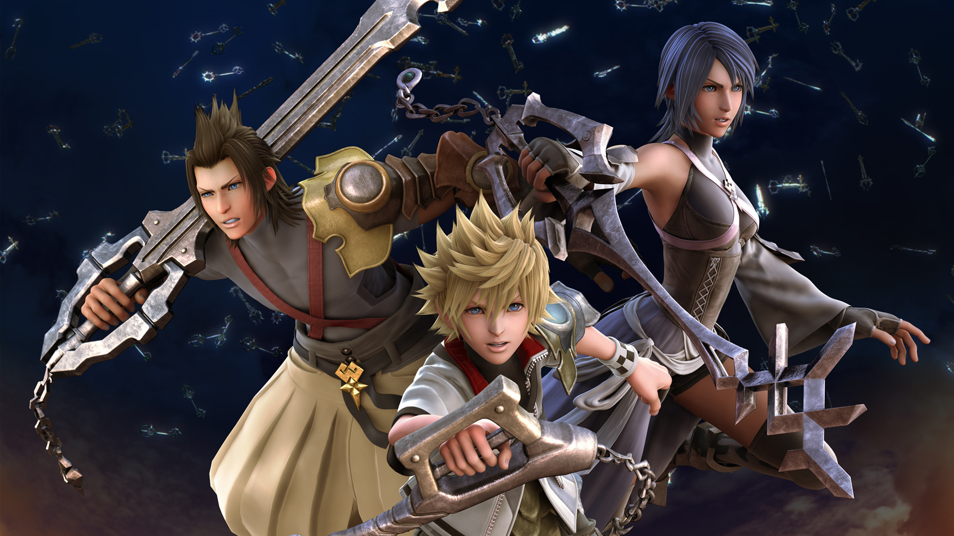 跨境现货 王国之心皇冠项链 kingdom hearts字母金属吊坠 代发