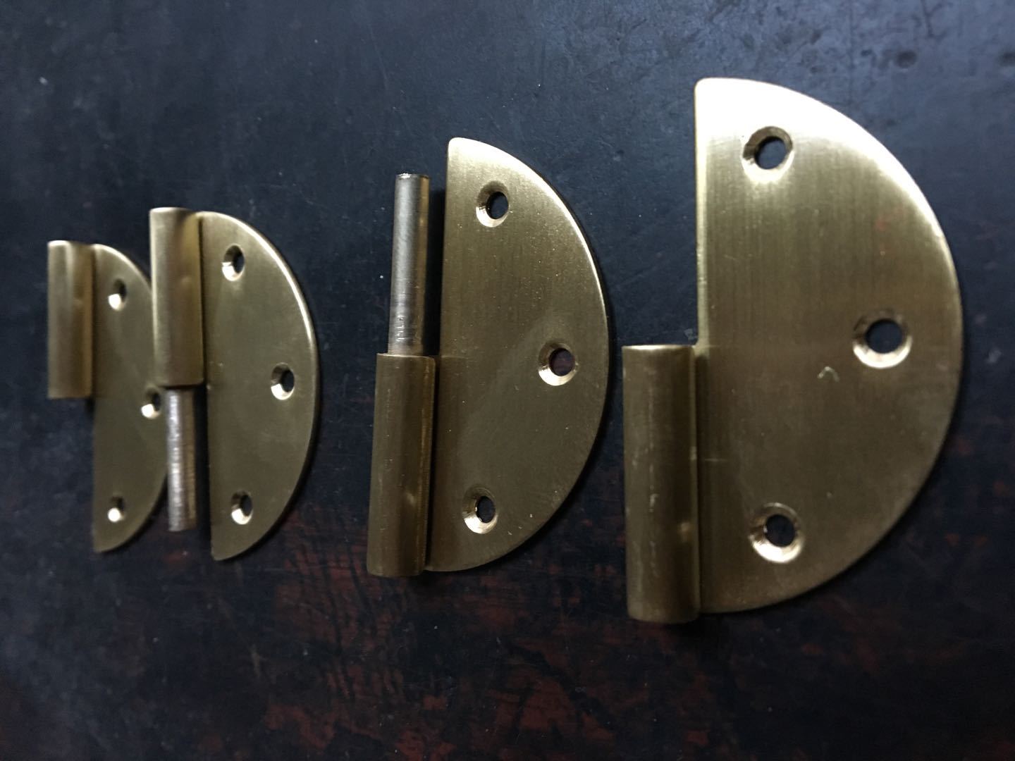 厂家批发黄铜圆形合页柜门铰链拆卸合页古铜圆合页5公分