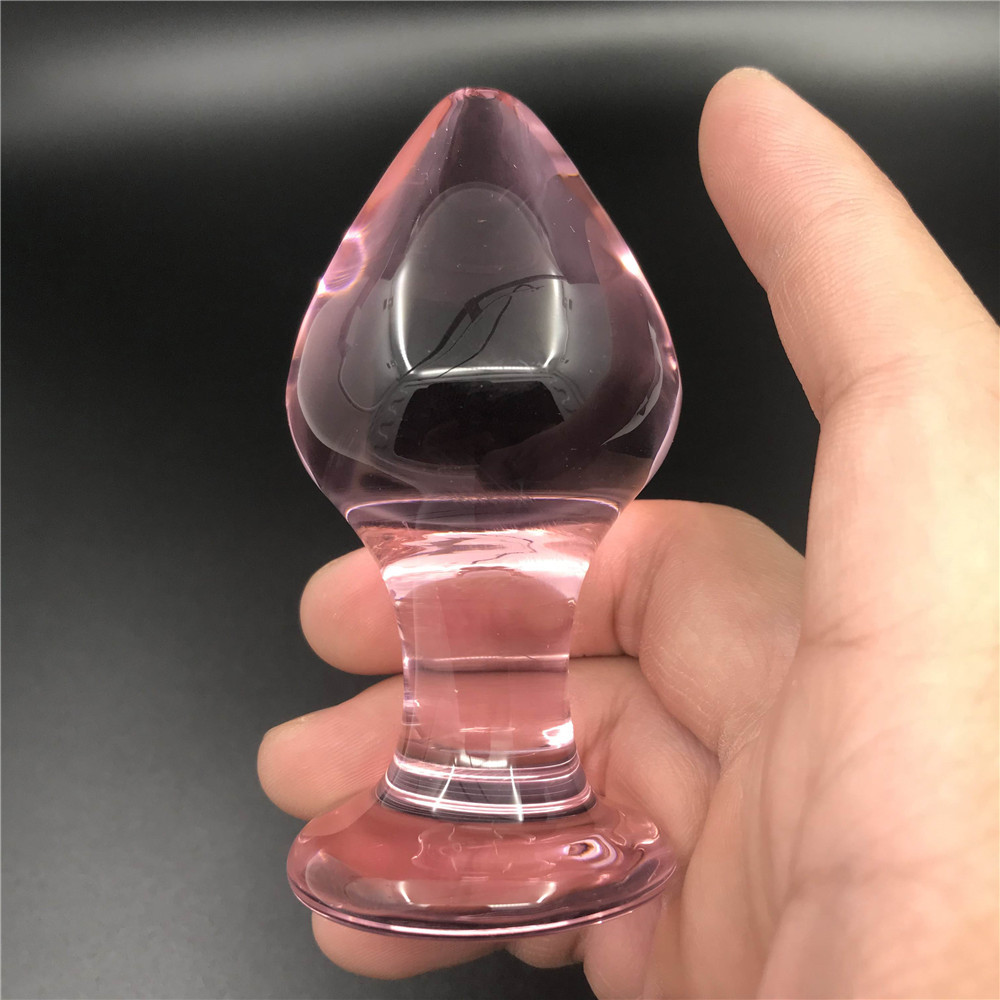 zcz水晶玻璃阳具肛塞肛门塞性用品男女性成人用品自慰器女用器具