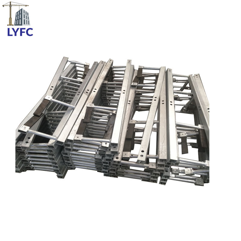 施工电梯附着框架附墙