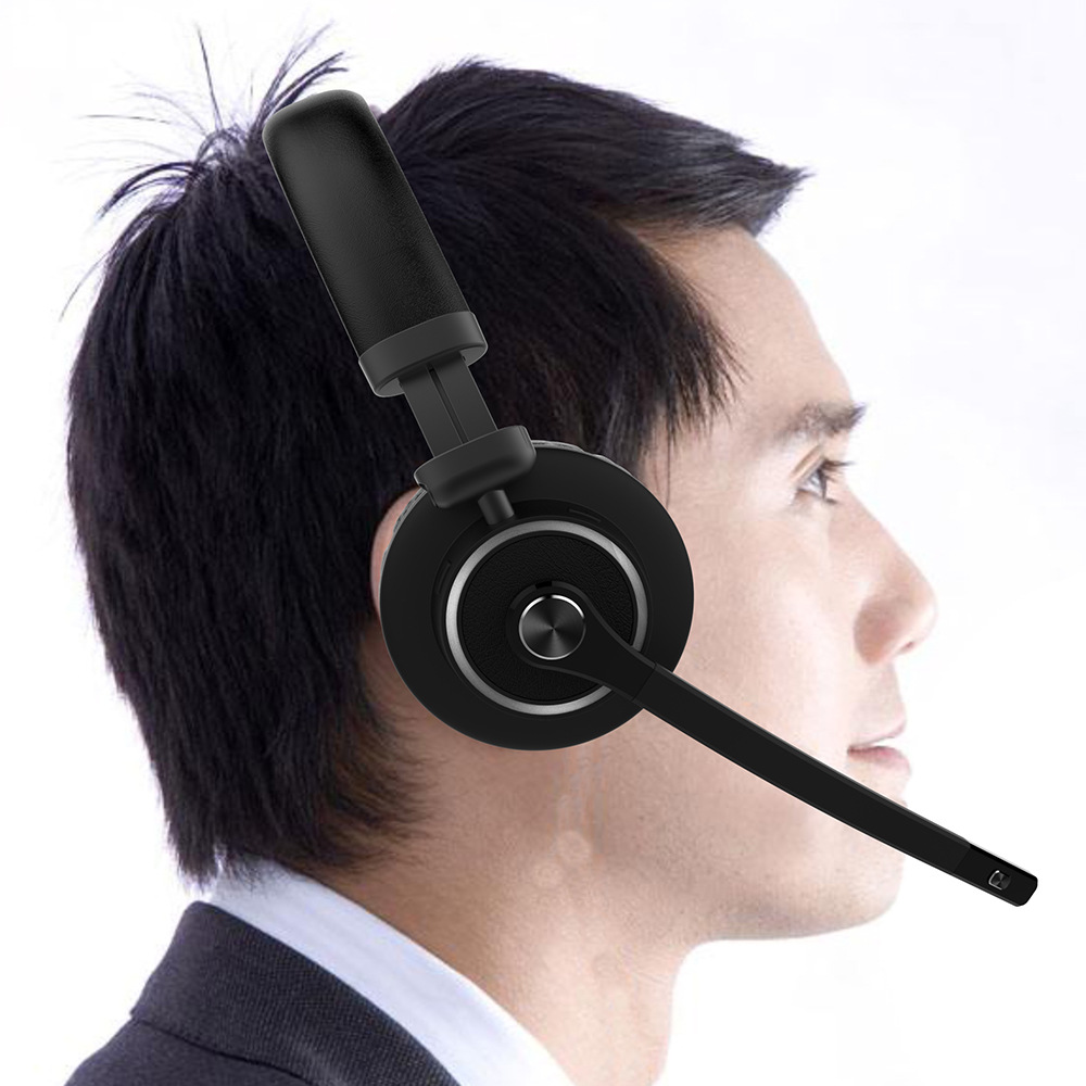 蓝牙耳机无线 话务耳机 呼叫中心 客服电话 话务耳麦耳机 头戴式