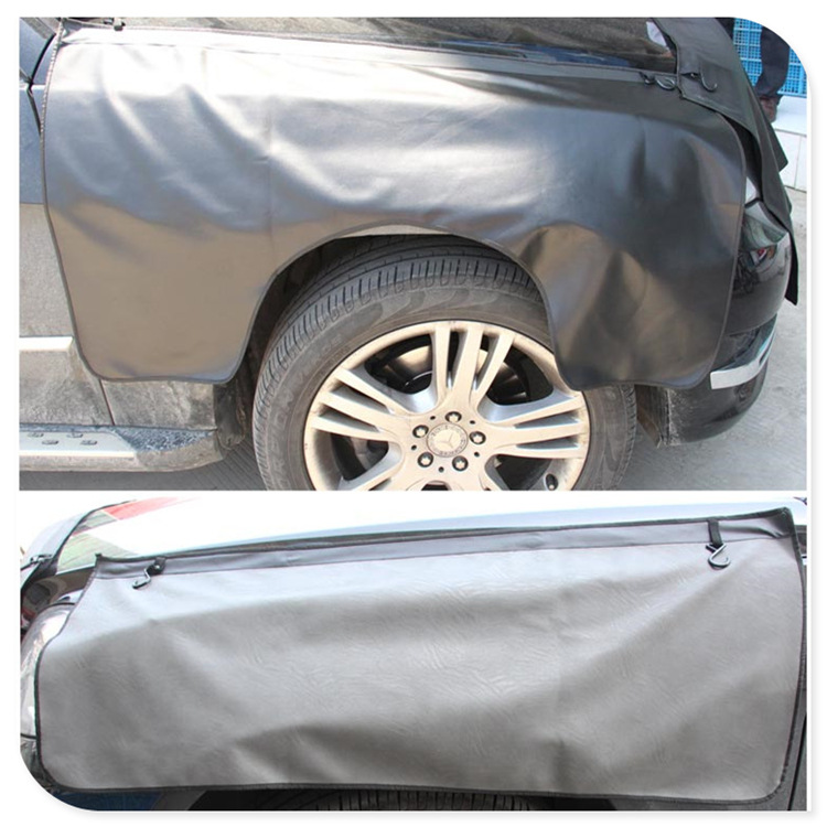 热销汽车维修保养pu叶子板防护垫三件套修车皮革引擎盖车身布