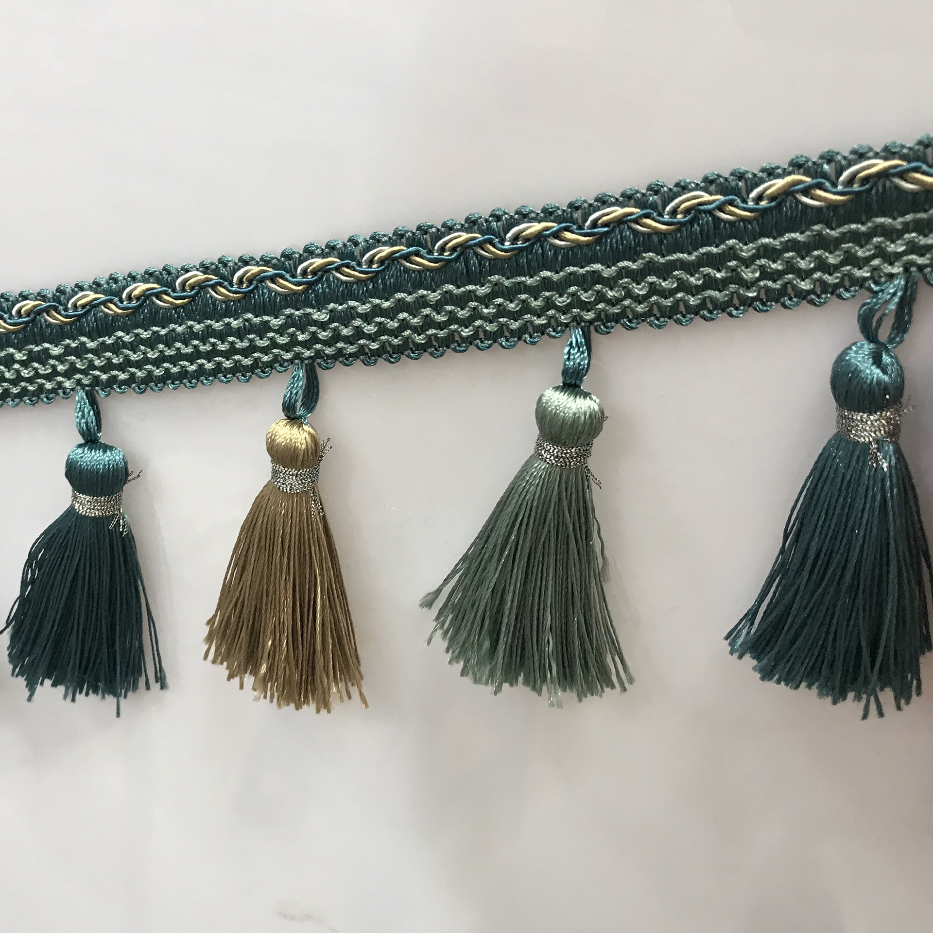 窗帘花边 欧式窗帘流苏吊穗 流苏窗帘花边厂价批发