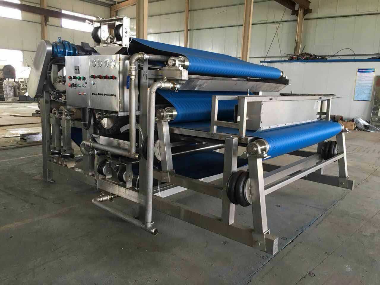 工厂用带式压榨机 不锈钢果汁压榨机 柑橘榨汁机